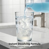 Détergent à lessive liquide écologique jetable 3L, parfum floral de lavande |   Nettoyage en profondeur en vrac, format économique |   Concentré anti-taches