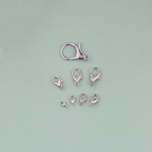 Cierre de Langosta de Aleación Metálica Electrochapada para Joyería DIY, Conector Final para Pulseras y Collares, Disponible en Múltiples Colores, Tamaños y Materiales - Product Image 1