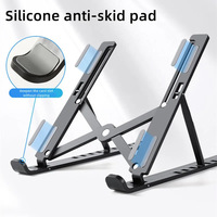 Nouveau support de bureau portable pliable pour ordinateur portable, pour toutes les tailles, hauteur réglable, plastique, universel, grossiste d'usine