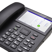 Téléphone fixe sans fil LS913 4G LTE avec carte SIM, écran tactile couleur Android 5,5 pouces, point d'accès Wi-Fi, radio FM, lecteur MP3