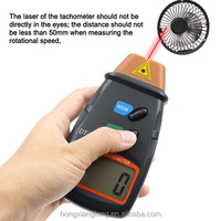 He132 takometer Digital pengukur kecepatan, alat pengukur kecepatan Lcd Laser, Tachometer Digital portabel