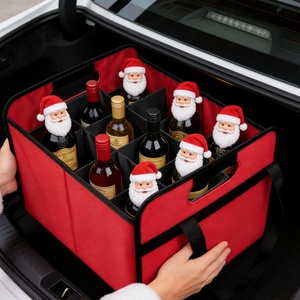 Organisateur de coffre de voiture en gros d'usine, <span class=keywords><strong>sac</strong></span> de rangement pour vin, boîte de rangement pour véhicule - Product Image 1