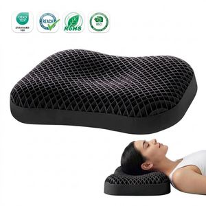 Factory Wholesale High Elastic TPE Gel Grid Pillow Ergonomic Cooling Grid Style Pillow for Neck Pain Relief Orthopedic Bedding - Product Image 1