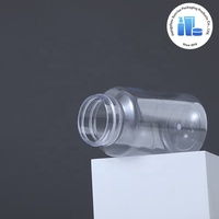 Bouteille de médicament en plastique PET transparente personnalisée de 50 ml avec bouchon à vis, flacons de capsules de suppléments vitaminiques, petits flacons de pilules, sérigraphie