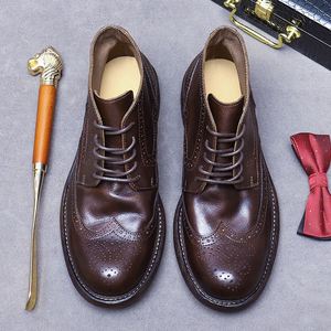 Mocasines de Cuero para Hombre, Modelo 2026, con Suela de Goma Suave, Parte Superior de Cuero Vacuno de Primera Calidad, Estilo Casual para Otoño - Product Image 4