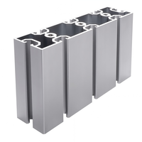 Profilé d'extrusion en aluminium à rainure en T 50200mm, norme européenne, robuste, série industrielle 6000, en alliage 6063-T5, pour assemblage de châssis de machine
