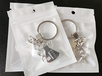 Porte-clés en métal argenté avec motif de double hélice d'ADN, chimie moléculaire, microscopes scientifiques, cadeaux pour médecins, diplômés, neurologie, biologie