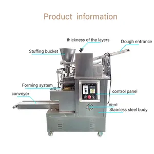 좋은 가격 중국 자동 만두 메이커 기계 만두 기계 사모사 만드는 기계