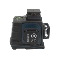 Niveau laser à lignes croisées à auto-nivellement automatique, haute précision, rotation à 360 degrés, 12 lignes, 3D, faisceau laser vert de 45 m