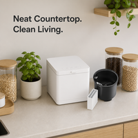 Composteur de déchets alimentaires domestique portable 2,5 L, machine à compost électrique pour cuisine, léger, adapté aux voyages, séchage automatique