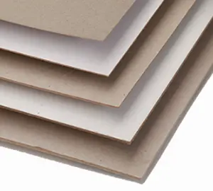 Papier de conseil duplex de haute qualité dos gris 200gsm 230gsm 250gsm 450gsm Double papier duplex gris