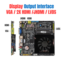 Prosesor AMD R5 2500U R3 2300U R7 2700U BARU, Motherboard Industrial Thin Mini ITX, Mendukung 2X DDR4 SO-DIMM 2x M.2 SSD SATA3.0
