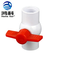 Compression filetée pneumatique de pp d'irrigation de l'eau 1/2 pouces 3/4 pouces OEM de robinet à tournant sphérique de PVC UPVC