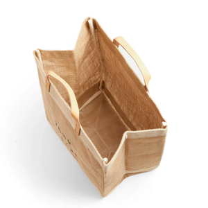 Chất Lượng Cao Nhiệm Vụ Nặng Nề Vải Bố Thị Trường Hàng Tạp Hóa Tote Nhiều Lớp Biểu Tượng Tùy Chỉnh In Ấn Mua Sắm Đay Túi Với Da Xử Lý - Product Image 3