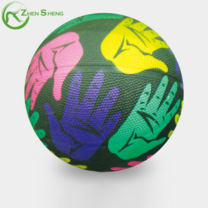Zhensheng taille personnalisée mini ballon de <span class=keywords><strong>basket</strong></span>-ball en caoutchouc ballon de <span class=keywords><strong>basket</strong></span>-ball promotionnel Handballs pour les enfants jouant - Product Image 3
