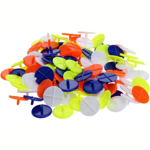 Custom Assorted Platte Ronde Plastic Golfmarkeringen Goede Kwaliteit Met Logo Afdrukken