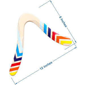 Jouet de disque volant <span class=keywords><strong>boomerang</strong></span> en bois pour adultes pour jeux de pelouse en plein air - Product Image 2