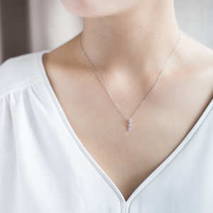 Exquisito Collar de Plata de Ley S925 con Forma de Estrella y Corazón, Súper Brillante, para Mujer, Colgante Moderno con Diseño de Número Único para Nicho - Product Image 3
