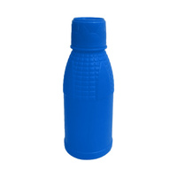 Bouteille cylindrique de 500 ml en plastique HDPE vide pour boissons, détergent, lait, jus, avec poignée et bouchon à vis, couleur personnalisable