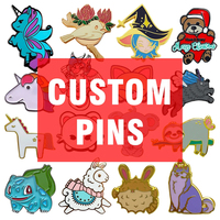 Épingles de revers, badges et épingles émaillées en métal souple ou dur, de haute qualité, personnalisées, avec motifs de dessins animés et d'anime, pour la vente en gros et la fabrication sur mesure