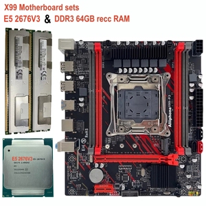 เมนบอร์ด X99 P3 LGA 2011-3 สำหรับเดสก์ท็อป เกมมิ่ง เมนบอร์ด X99 พร้อมช่องเสียบ M.2 เมนบอร์ด X99 รองรับแรมเซิร์ฟเวอร์ DDR4 - Product Image 2