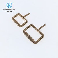 Boucle ardillon métallique en alliage de zinc doré, très vendue, pour sacs à main, ceintures homme et accessoires de bricolage