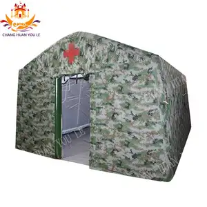 Barraca de tarpaulin inflável, tenda de acampamento ao ar livre com design personalizado
