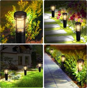 Lámpara solar de césped transfronteriza, luz subterránea, luz de <span class=keywords><strong>camino</strong></span> de jardín, luces decorativas para patio exterior - Product Image 4