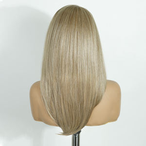 วิกผมสังเคราะห์ลูกไม้ด้านหน้าแบบไม่มีกาวทนความร้อนมีเส้นใยเปิดวิกผมสังเคราะห์ไร้กาวต่อการดึง HD จากสวิส - Product Image 3