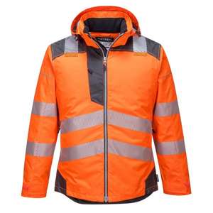 PORTWEST - T400OGYXXL PW3 <b>hi</b>-<b>vis</b> <b>orange</b>/grey winter <b>jacket</b> - EAN 5036108352432 <b>HI</b>-<b>VIS</b> WORKWEAR - Product Image 1
