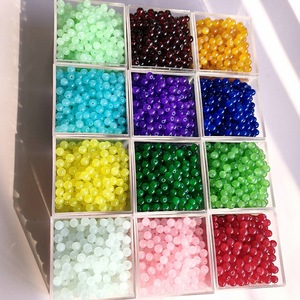 2025 nouveau fabricant nouveau 4mm6mm <span class=keywords><strong>perles</strong></span> de verre rondes <span class=keywords><strong>perles</strong></span> <span class=keywords><strong>en</strong></span> vrac bricolage à la main <span class=keywords><strong>perles</strong></span> tissage matériel accessoires - Product Image 3