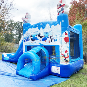 Château gonflable pour enfants, jeux gonflables, toboggan combiné Lion King - Product Image 5