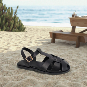 Ingrosso da <span class=keywords><strong>donna</strong></span> estate sandali moda classica moda moda pelle con fondo piatto scarpe <span class=keywords><strong>antiscivolo</strong></span> da <span class=keywords><strong>donna</strong></span> all'aperto per pantofole - Product Image 2