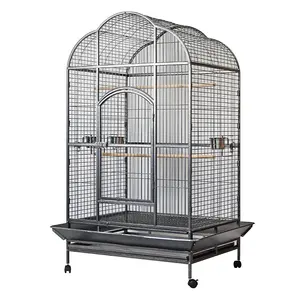 büyük yuvarlak kuş kafesi Suppliers-Iron Small Stand For Big Round Painting Cage Sale Of Bird Cages In Lahore