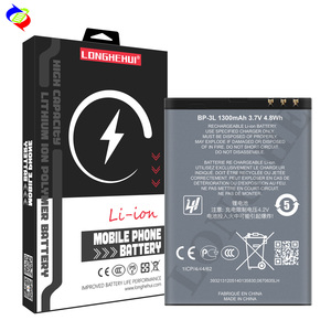 Batterie rechargeable d'origine 100% pleine capacité BP-3L pour <span class=keywords><strong>Nokia</strong></span> 710 <span class=keywords><strong>610</strong></span> 303 3030 510 603 - Product Image 1