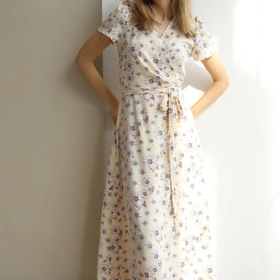 Versión personalizable de estilo bohemio maternidad casual verano estampado floral vestido de baile