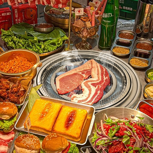 Cao Hàn quốc-phong cách thép không gỉ thương mại BBQ nướng Carbon lửa dát trên xả thuốc lá Lò than nướng lò nướng - Product Image 3