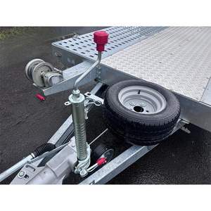 FORLONG-Llanta de goma maciza y chapa metálica, <span class=keywords><strong>rueda</strong></span> <span class=keywords><strong>plegable</strong></span> de 9 pulgadas, 60mm/54mm, 300kg-500kg - Product Image 5