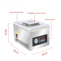 DZ-260A Desktop 180W RVS Automatische Vacuümverpakkingsmachine met één kamer voor groenten, fruit en vlees