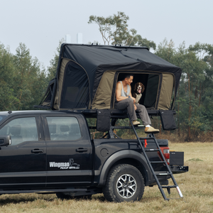 Hard Rooftop <b>Tent</b> for Family and Pets with Double Space Camping Design - Product Image 4