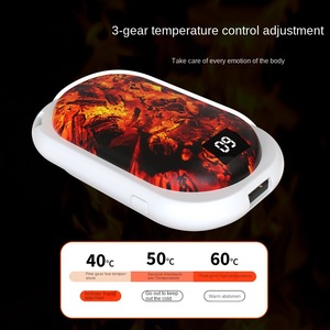 Productos 2023 nuevo cargador portátil eléctrico regalo de invierno calentador de calentamiento Mini bolsillo USB recargable llama calentador de manos banco de energía - Product Image 5