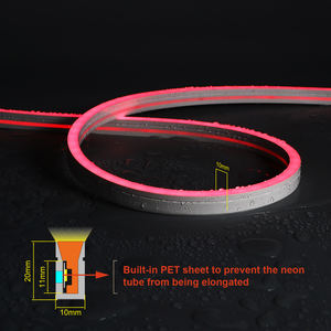 10MM*20MM ネオンストリップライト ネオンライト ピンクリップ LED ネオンサイン ハート ラブ LED サイン ロゴ - Product Image 5