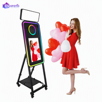 Miroir Photo Booth Tout-en-un Haut de Gamme Moderne avec GIF en Direct