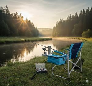 Chaise de <span class=keywords><strong>directeur</strong></span> portable pour l'extérieur, idéale pour la pêche, le camping, le jardin et la terrasse - Product Image 1