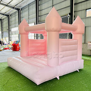 <span class=keywords><strong>Mini</strong></span> château gonflable rose pour enfants, petit château de saut gonflable - Product Image 3