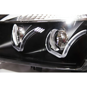 Faro Anteriore LED con Occhio d'Angelo a U per <span class=keywords><strong>Nissan</strong></span> <span class=keywords><strong>Qashqai</strong></span> dal 2008 al 2012 - Product Image 6