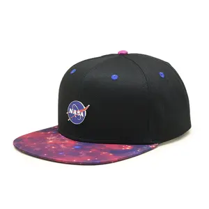wholesale Sublimation baseball cap custom 3d embroidery printing personalized logo snap back caps