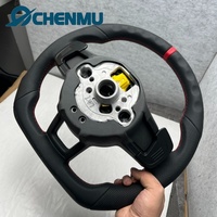 Maßgefertigtes NEUES Sport-Echtleder-Lenkrad für Volkswagen VW Golf R 5 6 8 R Jetta Mk6 Polo Passat CC Auto-Lenkrad