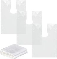 Haute qualité Transparent barbier tablier coupe de cheveux bavoir Pe shampooing Capes jetables Salon de coiffure tablier femmes styliste Salon tabliers