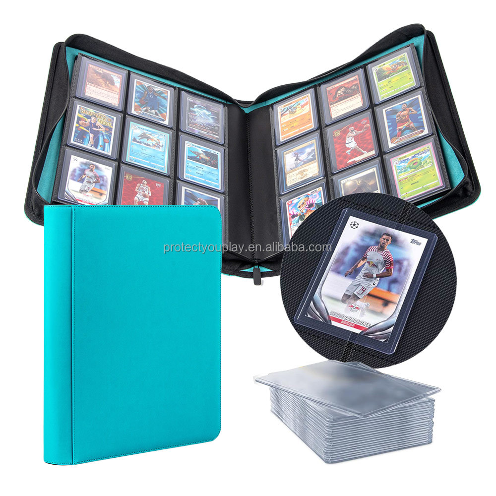 baseball card binder with zipper Amazon.com: Baseball Card Binder 900 Pockets, 50 Sleeves Large Baseball Binder 3 Ring Zipper Trading Cards Holder 9 Pocket, Sport Collection Book Storage Box Organizer, Album Folder Case Photocard Protector Gift : Toys & Games